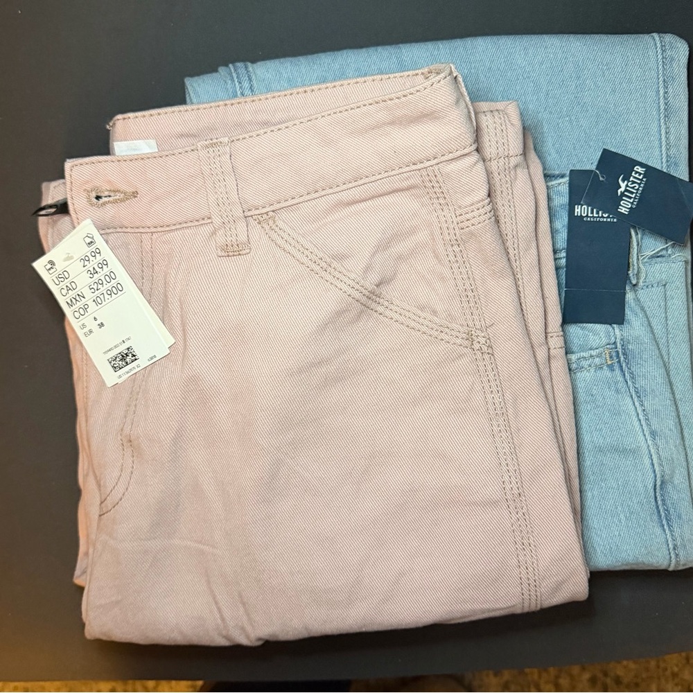 Hollister Women's Light blue  High Rise Jeans